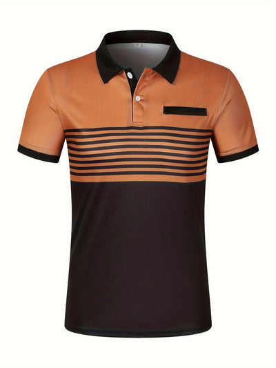 Louis｜Gestreiftes Sommer-Poloshirt für Herren-Bonida Shop