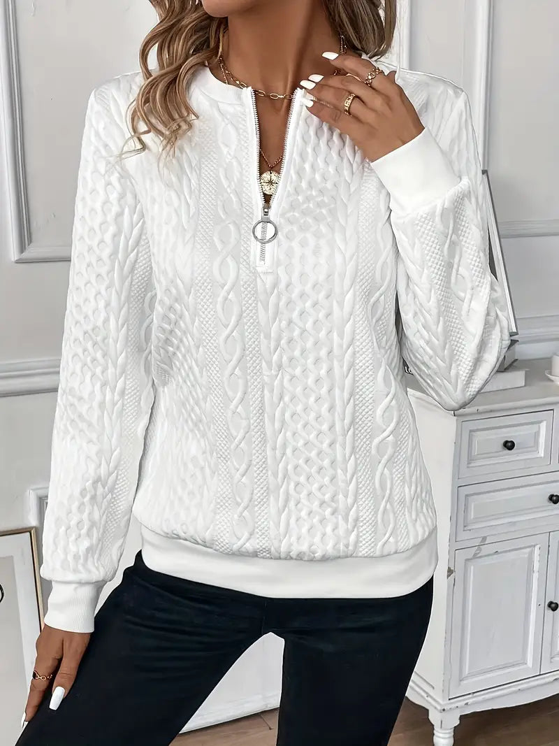 Eleganter stilvoller Strickpullover