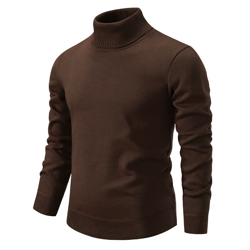 Rollkragenpullover aus weicher Wolle für Männer