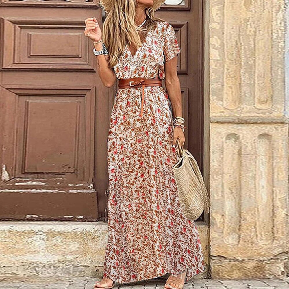 Carol Damen Bohemian-Maxikleid-Bonida Shop