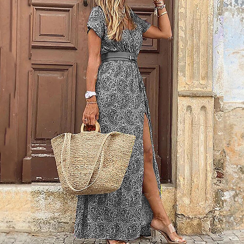 Carol Damen Bohemian-Maxikleid-Bonida Shop