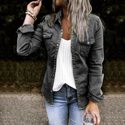 Sophia - Ultratrendige Jeansjacke-Bonida Shop