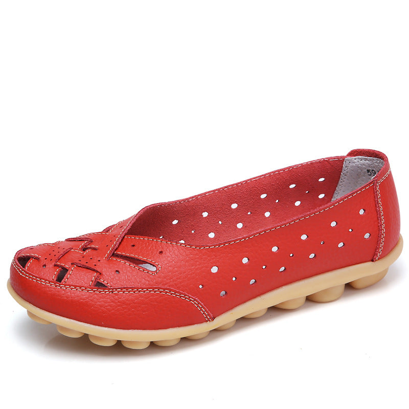 Minia - Ultrabequeme Ballerinas aus Leder-Bonida Shop