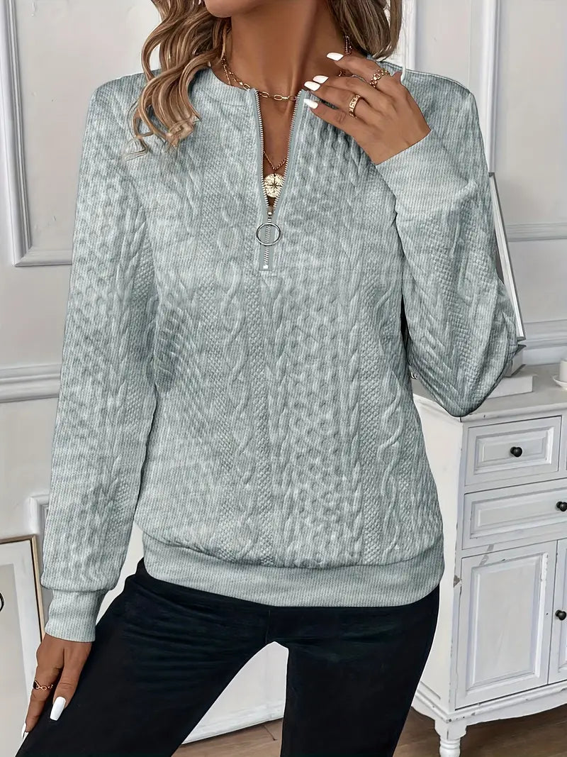 Eleganter stilvoller Strickpullover